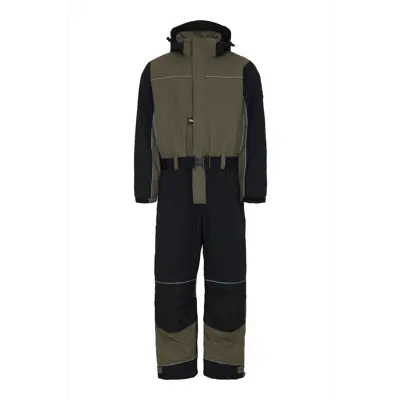 Varmedress olivengrønn/svart