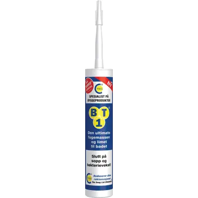 Fugemasse & lim bad BT1 Tribrid hvit 290 ml