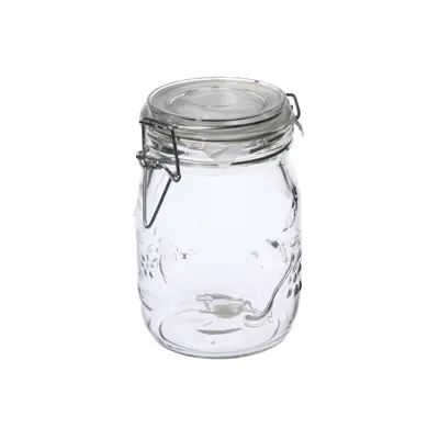 Syltetøyglass med vippelokk 1 L