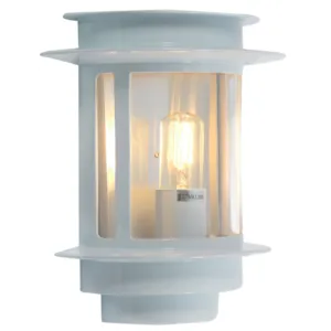 Utelampe Malmø hvit