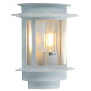 Utelampe Malmø hvit