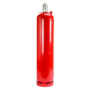 Propanflaske  og gass 33 kg stål industri/skrukobling