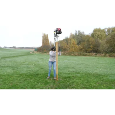 Håndtaksforlenger til bensindrevet stolpebanker, bilde 2