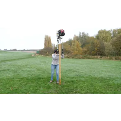 Håndtaksforlenger til bensindrevet stolpebanker, bilde 2