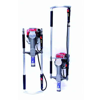 Håndtaksforlenger til bensindrevet stolpebanker