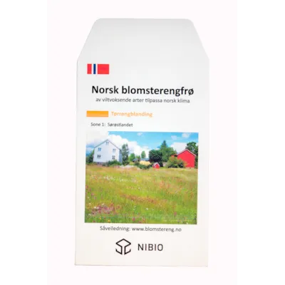 Frø blomstereng Tørreng Sørøstlandet