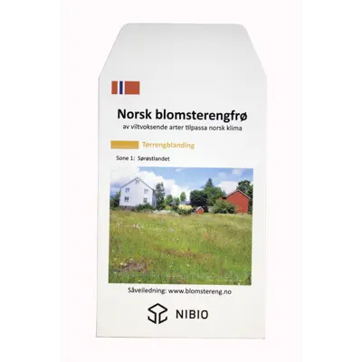 Frø blomstereng Tørreng Sørøstlandet
