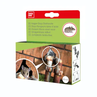 Gnagerstopp stålull 5 cm x 50 cm, bilde 3