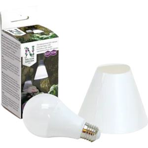 Plantelys LED pære 15 W med skjerm