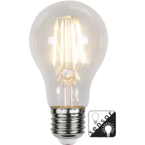 Lyspære LED A60 E27 klar sensor 4.2W 