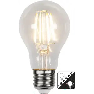 Lyspære LED A60 E27 klar sensor 4.2W 