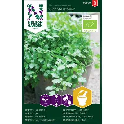 Frø bladpersille Gigante d'Italia økologisk