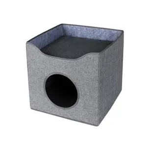 Kattehus med terrasse