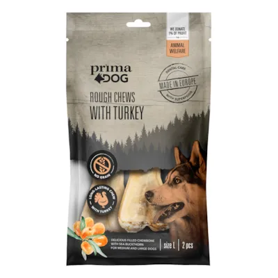 Tyggeben Rough L kalkun 2 stk