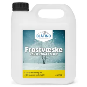 Frostvæske 744 D-F gul 4 L 3 stk