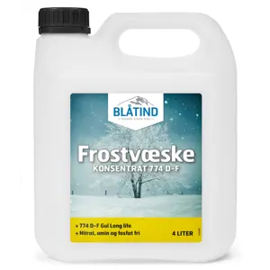 Frostvæske 744 D-F gul 4 L 3 stk
