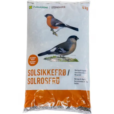 Solsikkefrø stripet 4 kg