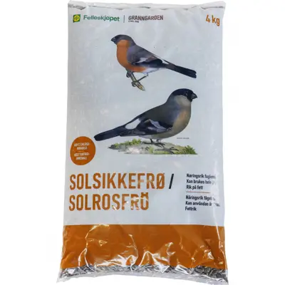 Solsikkefrø stripet 4 kg