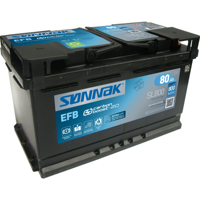 Bilbatteri EFB start og stop SL800