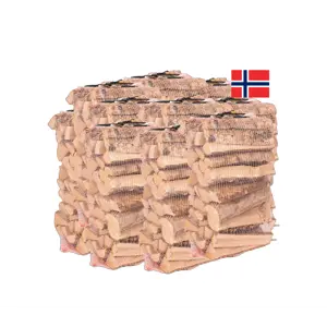 Bjørkeved norsk 10 sekker â 40 L