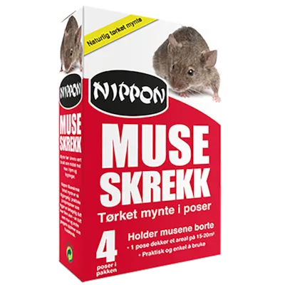 Museskrekk 4x7 g