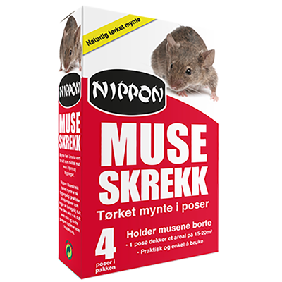 Museskrekk 4x7 g