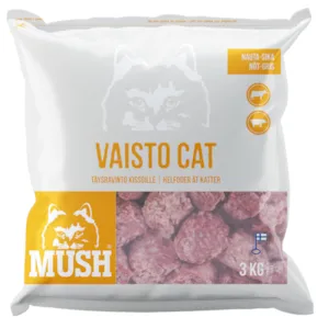 Kattemat Vaisto okse-gris frosset 3 kg