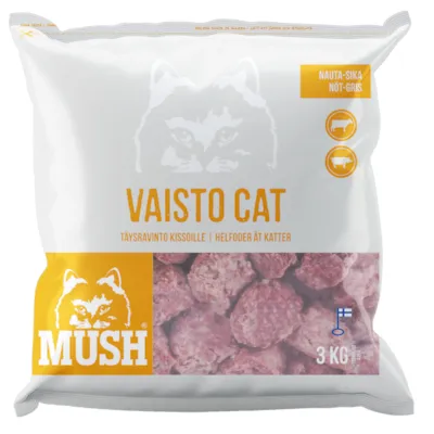 Kattemat Vaisto okse-gris frosset 3 kg