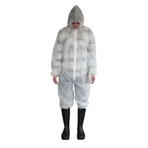 Beskyttelsesdress hvit