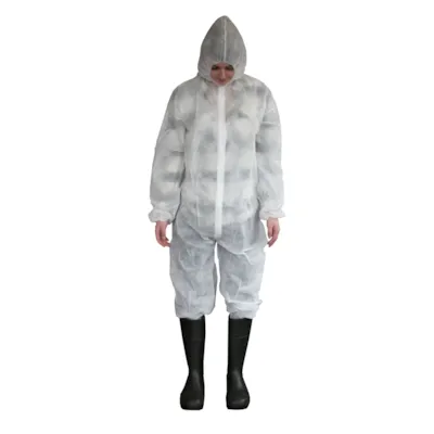 Beskyttelsesdress hvit