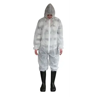 Beskyttelsesdress hvit