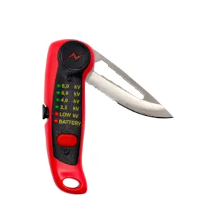 Gjerdetester med kniv