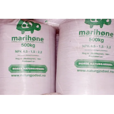 Marihøne NPK 4-1-2, organisk gjødsel, bilde 2