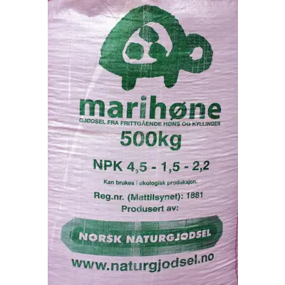 Marihøne Pluss NPK 8-4-5 600 kg