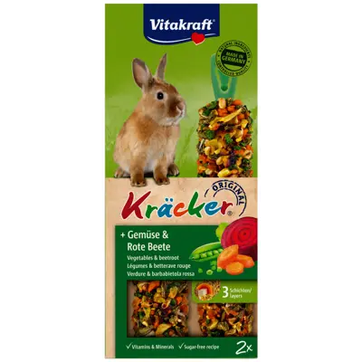 Kräcker grønnsaker godbit til kanin