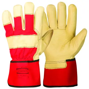 Arbeidshansker vinter rød