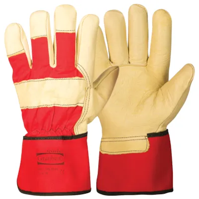 Arbeidshansker vinter rød