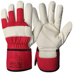 Arbeidshansker vinter rød