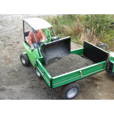 Tilhenger med tipp enakslet, bilde 2