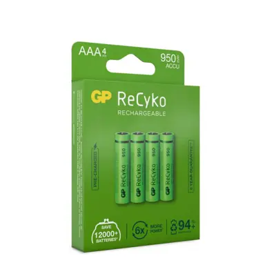 Recyko batteri AAA 950MAH 4 pk
