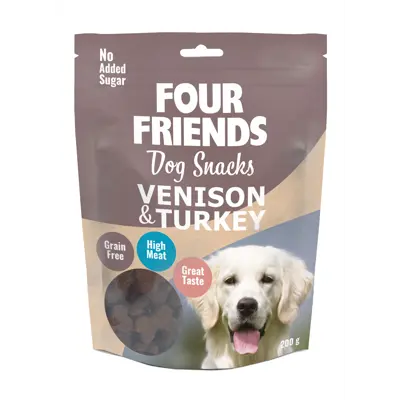 Hundesnacks Hjort 200 g