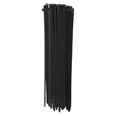 Kabelstrips 7,6 x 350 mm 50 stk. svart