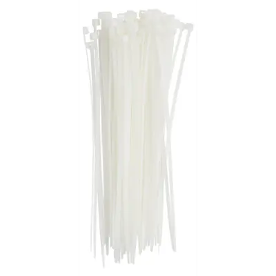 Kabelstrips 3,6 x 200 mm 75 stk. hvit