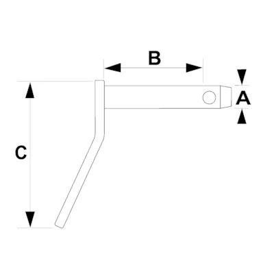 Bolt trekkstang kat. 3 med håndtak 37/118 mm, bilde 2