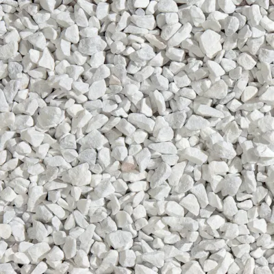 Dekorstein marmor hvit kantet 10 kg