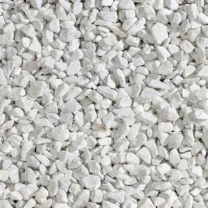 Dekorstein marmor hvit kantet 10 kg