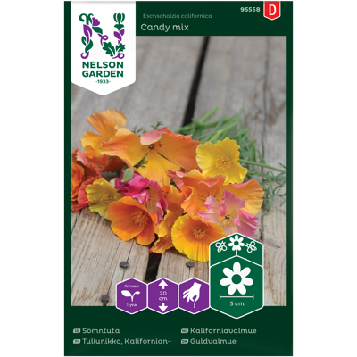 Frø kaliforniavalmue Candy mix