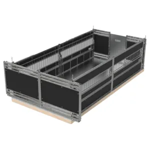 Fôrkasse 2 m for sau med 2 stk luker