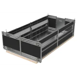 Fôrkasse 2 m for sau med 2 stk luker