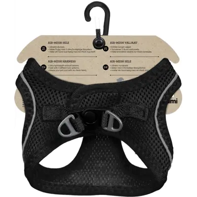 Hundesele Air Mesh svart, bilde 2